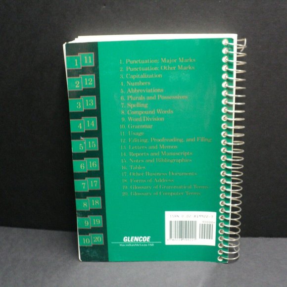 The Gregg Reference Manual Seventh Edition 1992 Spiral Bound, William A. Sabin - Picture 2 of 4